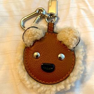 New without tags a Coach Sherpa bear bag charm